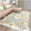 Tapetes tapete europeu sala de estar retro persa floral tapete turco decoração étnica grande tapetes 160x230 não skid lavável gota deli dhelo