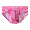 Underpants Sexy Underwear Briefs Men Pure Cotton Crotch Breathable Pink Triangle Pants For And Cute Cartoon Personalized Shorts
