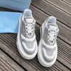 Designer Casual Shoes Nylon Sneakers Italian Fashion Sneakers Lace-Up Men Women Shoes Leather Flats Outdoor Running Breathable Training Shoes