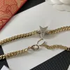 Designer de moda estrela pingente colar feminino fosco banhado a ouro gargantilha colares de cobre gargantilha corrente carta pingente acessórios de jóias de casamento