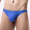 Underpants sexy mens elástico maiô suave roupa interior cintura baixa sólida breve bolsa macia calcinha lingerie masculino sleepwear inferior