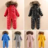 Down Coat Russian -30 Degree Children Clothing Set Boys Girl Kid Snowboard Ski Suit Waterproof Outdoor Sports Jacket Clothes Snowsuit Teen