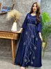 Ethnic Clothing Muslim Long Dress Fashion Women's Gorgeous Party Style Diamond Dresses Abaya Moroccan Kaftan Ensemble Jilbab Vestidos