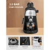 Coffee Makers Espresso Machine 3.5Bar Espresso and Cappuccino Machine with Fast Heating Function 1-4 Cups Coffee Maker(Black) YQ240122