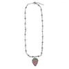 Pendentif Colliers Collier de clavicule de fraise Vintage Crucifix Chaîne Pull Longueur réglable pour les fashionistes