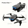 Nouveau pour les débutants E99 Drone télécommandé professionnel, double caméra double télécommande pliable quadrirotor maintien d'altitude jouets télécommandés jouets cadeaux de vacances
