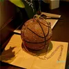2021 Designer-Basketball Round Ball Gold Clutch torebki Crossbody For Women Even Endenstone torebki dla Ladies Party Ramię 2944