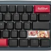 Keyboards Klee Keycaps Genshin Impact Keycaps 10 Keys Mini Set OEM Height PBT Sublimation Keycaps YQ240123