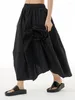 スカートスカートスカート3dフラワーバッド女性の夏服の不規則なゴシック様式Y2Kロングドレスハラジュクかわいいファッション2024