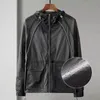 남성용 재킷 여름 패션 다목적 울트라 층 레이저 천공 선 스크린 의류 메쉬 통기성 재킷 야외 캐주얼 A108