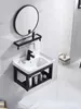 Rubinetti per lavabo da bagno Combinazione di mobili per lavabo a parete Lavabo per piscina per uso domestico per piccoli appartamenti