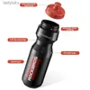 Vattenflaskor Burar Rockbros 750 ml Vattenflaska Squeeze Type Sport Kettle Cycling Water Drink Bottle Outdoor Portable Kettle Water Bottle Drinkwarel240124