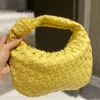 Italien Jodie Hangbag Botteg Venet Bag axel Jodie Crossbody Small Women Knot Kvalitet Lyxdesigner Weave Handbag Brand Hobo Knit Tote Wallet Lady