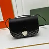 Borsa a tracolla di lusso firmata Donna Denti di cane Borsa a tracolla a tracolla di alta qualità Borsa a mano in pelle da sella moda 231015