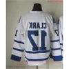 CCM Película Vintage Hockey sobre hielo 17 Wayne Simmonds Jerseys 16 Darcy Tucker 31 Grant Fuhr 64 Stanleycup Hombres Jersey bordado Blanco Azul Verde Hig