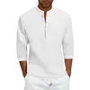 Men's Casual Shirts Solid Color Neck Short Sleeved Shirt And Minimalist T Womens Tops Romper Button Up With