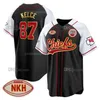 Chiefs NKH Patch Baseball Jersey 15 Patrick Mahomes 87 Travis Kelce 10 Isiah Pacheco Nick Bolton Derrick Thomas Justin Watson Rashe Rice Kadarius Toney Chris Jones