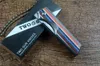 TWOSUN Folding Knife K110 Satin Blade Ceramic Ball Bearing Washer Colorful G10 Titanium Handle Hunting Pocket Knife TS436