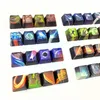 Teclados Teclados 1 conjunto PBT 5 lados Dye Subbed Key Caps para teclado mecânico Cherry OEM XDA Profile Keycap para Dota 2 Todos os heróis podem ser feitos YQ240123