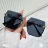 Projektant miui miui okulary przeciwsłoneczne 5221 Nieregularne szklane wielokątne okulary przeciwsłoneczne na krawędzi dla kobiet letnie ochrona przed słońcem uczucie odchudzającego osupy przeciwsłoneczne