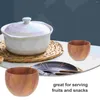 Dinnerware Sets 2 Pcs Small Wooden Bowl Bowls Fruit Tray For Kitchen Serving Large Salad Tableware