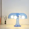 Desk Lamps Dropshipping Italy Designer Mushroom Lamp For Bedroom Bedside Living Room Decoration Modern Minimalist Desk Light With 4 Bulbs YQ240123