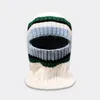 Bérets Hiver Chapeau pour les femmes hommes rayés Balaclava Baft de laine chaude pour femmes Ski de protection contre l'oreille à cyclisme froide