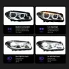 Luz de circulação diurna acessórios do carro streamer indicador de sinal de volta para bmw f10 f18 520i 525i 530i 535i led conjunto do farol 10-17