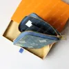 Denim Vrouw Designer Portemonnee Rits Creditcardhouder Merk Volledige Letters Heren Luxe Portemonnee Kaarthouders Mode Portefeuilles handtas