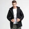 Jaktjackor Autumn Winter Outdoor Cykling Klättring Vandring Träning Termisk vindtät huva Taktiska kappa Arméfans M65 Windbreaker