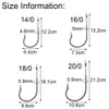 7PCS Tuna Fishing Hooks Stainless steel Big game Live bait Large Alligator Hook Circle Barbed Fishhooks 140 160 180 200 240119