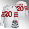 2023 Ohio State Buckeyes Football Hockey Jersey Scooter Brickey Jake Wise Cole McWard Jaedon Leslie Stephen Halliday Gustaf Westlund Matt Ca