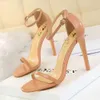 Bigtree Heels Sandalen Schuhe Klassiker Slingback Heels Damen Bigtree Schuhe Heels Sandalen Mode Strand Dickes Kleid Bigtree Schuhe Alphabet Lady Sandale High Heel 317