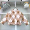 Marque enfants veste poupée ours motif imprimé garçons filles manteau taille 100-160 revers bébé vêtements designer enfant vêtements d'extérieur Jan20