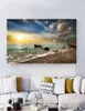 Natural Landscape Poster Sky Sea Sunrise Painting Printed On Canvas Home Decor Wall Art Pictures For Living Room8980479