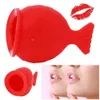 Lipgloss Lip Plumper Enhancer Tool für Frauen Schönheit Sexy Silikon Fisch/Katzenpfote Form verdickte Lippen praller natürliche Schmollmund Lippen