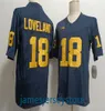 Michigan Football Jersey Michigan Wolverines Colston Loveland Mike Sainristil J.J. Mccarthy Charles Woodson Men women youth gogo