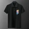 Designer Poloshirts Heren Casual Polo Mode Patchwork Print Brief Luxe T-shirt High Street Heren Street Wear Polo's 888