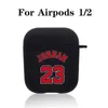 Custodie per cellulari 1 PC N. 23 Jersey MJ Basketballplayer Air Pod Custodia Cover per auricolare wireless per Airpods 12 Airpods3 per Airpods Pro 2 Custodia