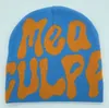 Primavera e autunno Uomo donna zucchetto intrecciato Cappello hip hop da strada Cappello lavorato a maglia jacquard con cappello ricamato in alfabeto per donna