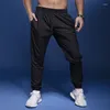 Erkekler Pantolon 2024 Spor Erkekler Fermuar Cepleri Futbolu Eğitim Sporları Pantolonları Joggings Fitness Sweatpants