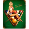 Metallmalerei Pinup Girls Blechschild Vintage Plakette Metallplatte Retro Wandkunst Poster für Männerhöhle Garage Café Bar Pub Eisenmalerei Dekoration