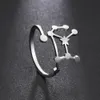 Кольца из нержавеющей стали, цветное полое кольцо, твидовое астрографическое кольцо с открытой костяшкой, Прямая доставка Ot6Jq