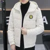 Mens Down Parkas Hommes vêtements rembourrés de coton doudounes d'hiver designer doudoune manteau coton Parka pardessus décontracté mode fermeture éclair épais chaud à capuche vers le bas Windb