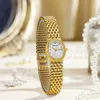 Other BERNY Golden Women Small Dial Ladies Gold Bracelet Jewelry Quartz Lady Compact Stylish Luxury Women YQ240122