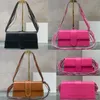2023 Le Raphia Shoulder Bag Le Bambinos Long Ficiu Fashion Strand Tassel Strap Flap Bag Designer Geninue Leather Handbag SE3QC#244N