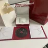 Super edycja oryginalne drewniane pudełka zegarkowe luksusowe pudełko na torebkę podarunkową CD Certyfikat Broszura Red Watches Box