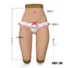 Catsuit Costumes 6G Upgrade Lift Hip Silicone Realistic Vagina Panties Shemale Crossdresser Pussy Pants Transgender Artificial Sex Fake Shorts