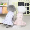 Dog Apparel Cute Puppy Cotton Princess Dress Pets Clothes Pet Fashion Party Birthday Wedding Supplies