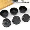 Baking Moulds 1Pcs Mini Circular Carbon Steel Cake Pudding Mold Christmas Tree Santa Claus Pumpkin Pattern Themed Series Mould